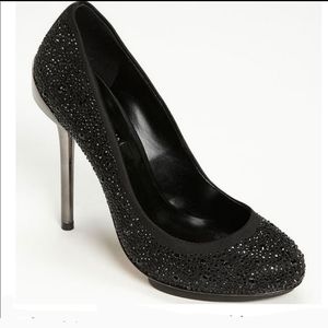 🟥BCBG MaxAzria Sparkly Metal Stilettos